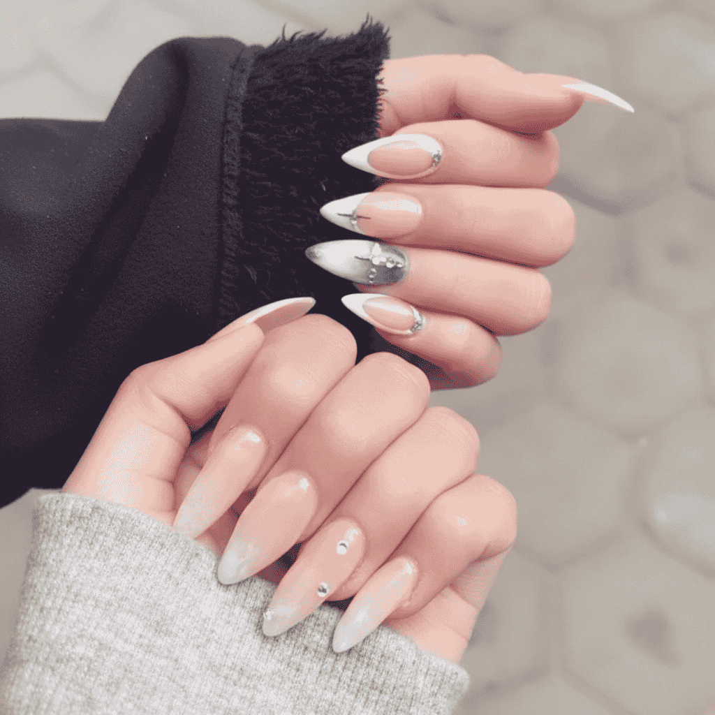 Silver Blush Ombré